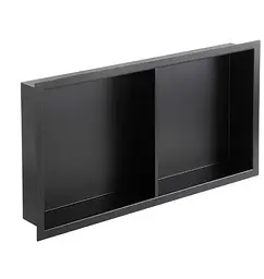 Полиця-ніша для ванної кімнати Mixxus Premium NICHE-0103 BLACK із нержавіючої сталі SUS304 (MI6682)