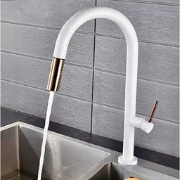 Змішувач для кухні Rea Apollo white/rose gold (REA-B9603) білий/золотий - мініатюра 4