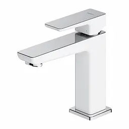 Змішувач для умивальника Omnires Parma white PM7410CRB Білий
