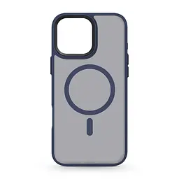 Чехол для Apple iPhone 16 Pro Max, Uniq MagCase, синий, противоударный, панель-накладка с MagSafe, ударопрочный TPU+PC, с магнитом MagSafe, поддержка полноценной беспроводной зарядки, ArmorStandart (ARM79512)