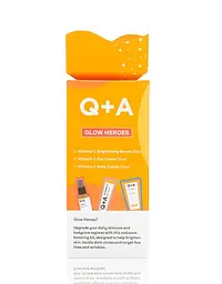 Подарочный набор для сияния кожи Q+A Glow Heroes Gift Set