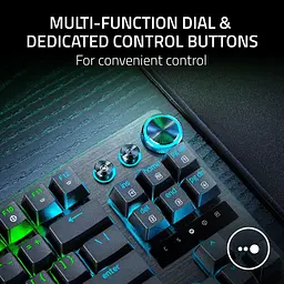 Клавіатура Razer Huntsman V3 Pro TKL 8KHz 84key Analog Optical Switch Gen-2 USB-A EN RGB Black (RZ03-05520100-R3M1) - мініатюра 5