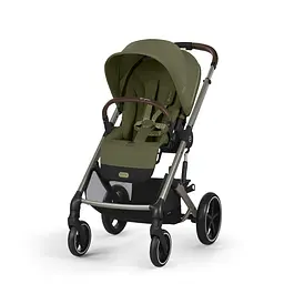 Коляска Cybex Balios S Lux TPE Moss Green з бампером + Люлька Cybex Balios S Lux Moss Green - мініатюра 2