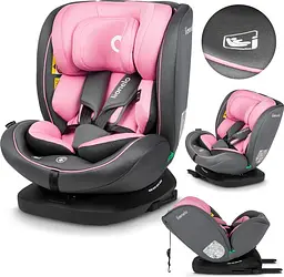 Дитяче автокрісло Lionelo Bastiaan i-Size Pink Baby, рожеве (LO-BASTIAAN I-SIZE PINK BABY) - мініатюра 6