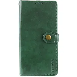 Шкіряний чохол-книжка GETMAN Gallant (PU) для Xiaomi Redmi Note 14 4G (Europe version) Зелений