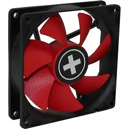 Вентилятор 92 мм Xilence XF041 чорний/Red PWM підшипник рідинного ковзання 92x92x25 мм 900-1800 об/хв до 22 dB 4-pin