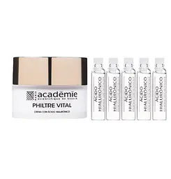 Набір Académie Beauty Art-Impressionism Derm Acte Set: Крем для обличчя з гіалуроновою кислотою 50 мл + Ампули для обличчя з гіалуроновою кислотою 5 шт., по 3 мл + Мило-скраб з маком - мініатюра 2