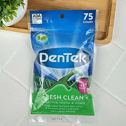 Флос-зубочистки DenTek DenTek Fresh Clean Освіжаюче очищення 75 шт