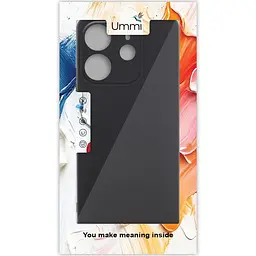 Чохол Silicone Cover Ummi Lakshmi Full Camera (AA) для Xiaomi Redmi Note 14 4G (Int. version) Чорний / Black - мініатюра 2