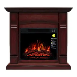 Камінокомплект ArtiFlame Manchecter AF23S махагон коричневий антік