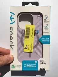 Чохол протиударний Speck Presidio2 Grip MagSafe для Iphone 15 Pro (6.1") Soft Lilac 150563-3207 - мініатюра 10