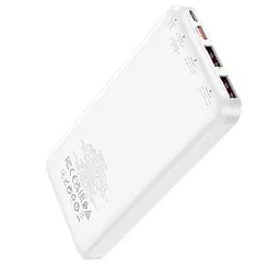 Універсальна мобільна батарея Hoco J101 Astute 22.5W fully compatible 10 000mAh білий - мініатюра 5