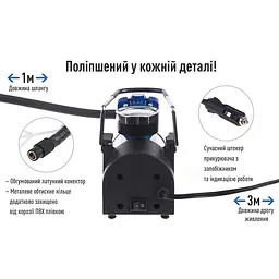 Компресор автомобільний Vitol 37 л (K-40) - мініатюра 5