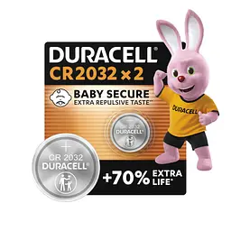 Батарейка Duracell CR 2032 / DL 2032 * 2 (5007659) - мініатюра 2