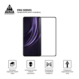 Скло захисне Armorstandart Pro Realme 13+ 5G Black (ARM80504) - мініатюра 2