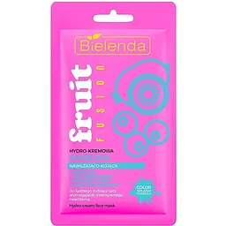 Зволожуюча і заспокійливая маска для обличчя Bielenda Fruit Fusion Hydro-Cream Face Mask 8 г
