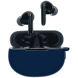 Чохол-накладка DK Silicone Candy Friendly із карабіном для Oppo Enco X (dark blue)