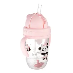 Кружка непроливайка з трубочкою та обтяжувачем Exotic animals Canpol babies 56/606-pin 270 мл - мініатюра 2