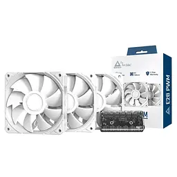 Комплект вентиляторів MONTECH E28 120MM PWM 3 in 1 White