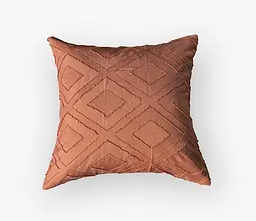 Комплект декоративних наволочок Ecotton 45х45 см на змійці Orange помаранчевий (24885)