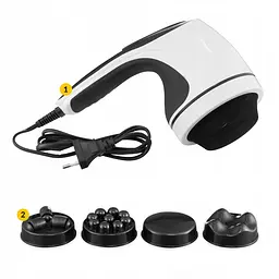 Антицелюлітний ручний масажер для тіла 4FIZJO Body Shaping 4 в 1 4FJ0557 White (P-5907739319111) - мініатюра 4