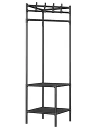 Кутова підлогова вішалка-стелаж Corner rack ∙ Стійка з поперечиною для вішалок до передпокою - мініатюра 4