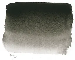 Акварельна фарба Sennelier L'Aquarelle, 10 мл, S1, Сажовий чорний (Lamp Black) - мініатюра 2