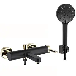 Змішувач для ванни Rea Polo black/gold (REA-B9979)