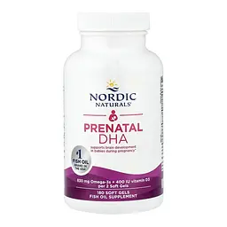 Омега-3 для вагітних та матерів-годувальниць Nordic Naturals Prenatal DHA 180 softgels - мініатюра 3