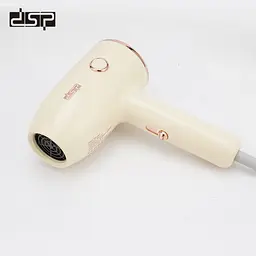 Дорожній фен для волосся з холодним обдуванням жовтий DSP-30312 1200 Вт - мініатюра 4