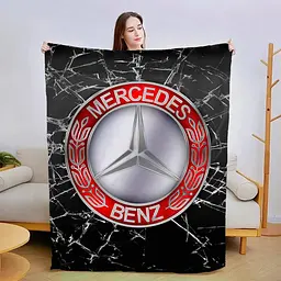 Плед 3D Mercedes-Benz RED 13446 160х200 см
