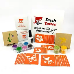 Подарунковий набір для біо-тату Весна - макс Fresh Tattoo gift-set-spring-max - мініатюра 7