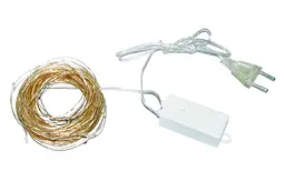 Гірлянда роса 20 метрів Xmas 200 Led Copper різнокольорова світлодіодна гірлянда нитка новорічна - мініатюра 3