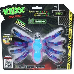 Павук Zing Klixx Creaturez Fidget, синьо-блакитний (KX100_B) - мініатюра 2