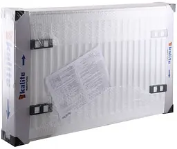 Радіатор сталевий панельний Kalite 22 низ/справа 500x800 (без INNER) 000022644, Білий - мініатюра 2