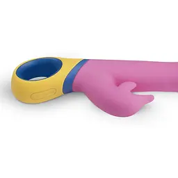 Вібратор-кролик PMV20 Dolphin Vibrator Ротація стовбура подвійна стимуляція - мініатюра 6