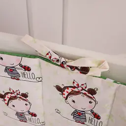 Суцільний борт в ліжечко MirSon Kids Time 20-0031 Ladybug 30х180 см (2200009664700) - мініатюра 2