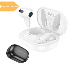 Бездротові Bluetooth навушники в кейсі XPRO BW18 чорні та білі +LED індикатор (38932-01_462) - мініатюра 2