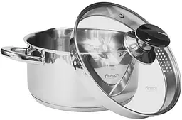Каструля Elegance із нержавіючої сталі Fissman Ø24хØ22,5х12,5 см kuh0007839 - мініатюра 3
