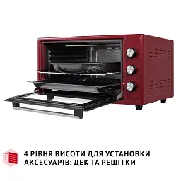 Електрична піч Perfelli TRIMO 48 RED - мініатюра 11