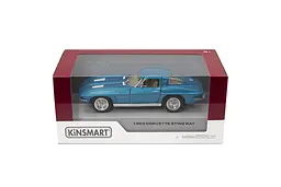Машинка металева інерційна 1963 Corvette Sting Ray 1:32 12.5 см відчиняються двері гумові колеса - мініатюра 3