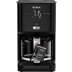 Кавоварка Tefal Smart&light крапельна 1.25 л чорна (CM600810) - мініатюра 2