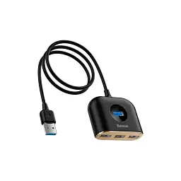 Концентратор Baseus USB 3.0 to 1xUSB 3.0 + 3xUSB 2.0 1.0m (CAHUB-AY01)