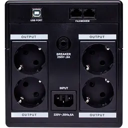 Джерело безперебійного живлення [ДБЖ] LogicPower LPM-U1100VA-P [10358] [110080] - мініатюра 2