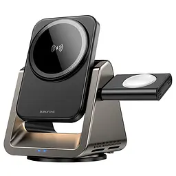 БЗП Borofone BQ30 Wide 3in1 15W Metal gray
