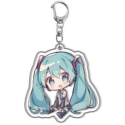 Брелок акриловий Вокалоїд Хацуне Міку Vocaloid Miku Hatsune 5 см