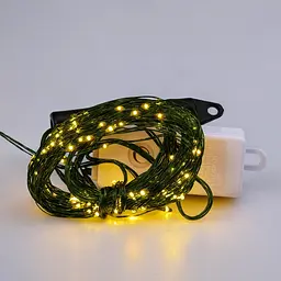 Гірлянда Кінський хвіст 600 LED 20 ниток 3 м зелена, жовтий GarlandoPro 1733015GY - мініатюра 3