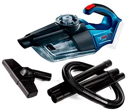 Пилосос акумуляторний Bosch GAS 18V-1 Professional без акб із щілинною та підлоговою насадками