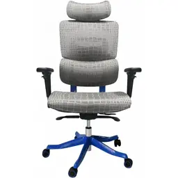 Офісне крісло GT Racer X-626 Gray/Blue - мініатюра 2