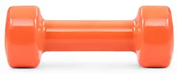 Гантелі вінілові PowerPlay 4125 Achilles 2*4 кг Помаранчеві 2 шт + Гумка для фітнесу 7,5 кг (PP_4125_4kg_2in) - мініатюра 3